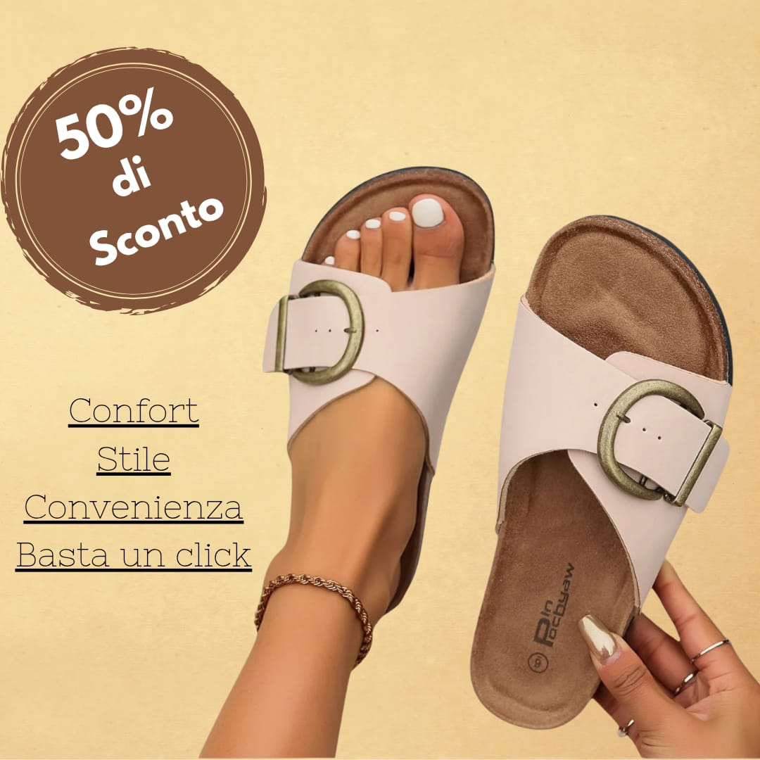 NADIA Sandali premium in morbida pelle