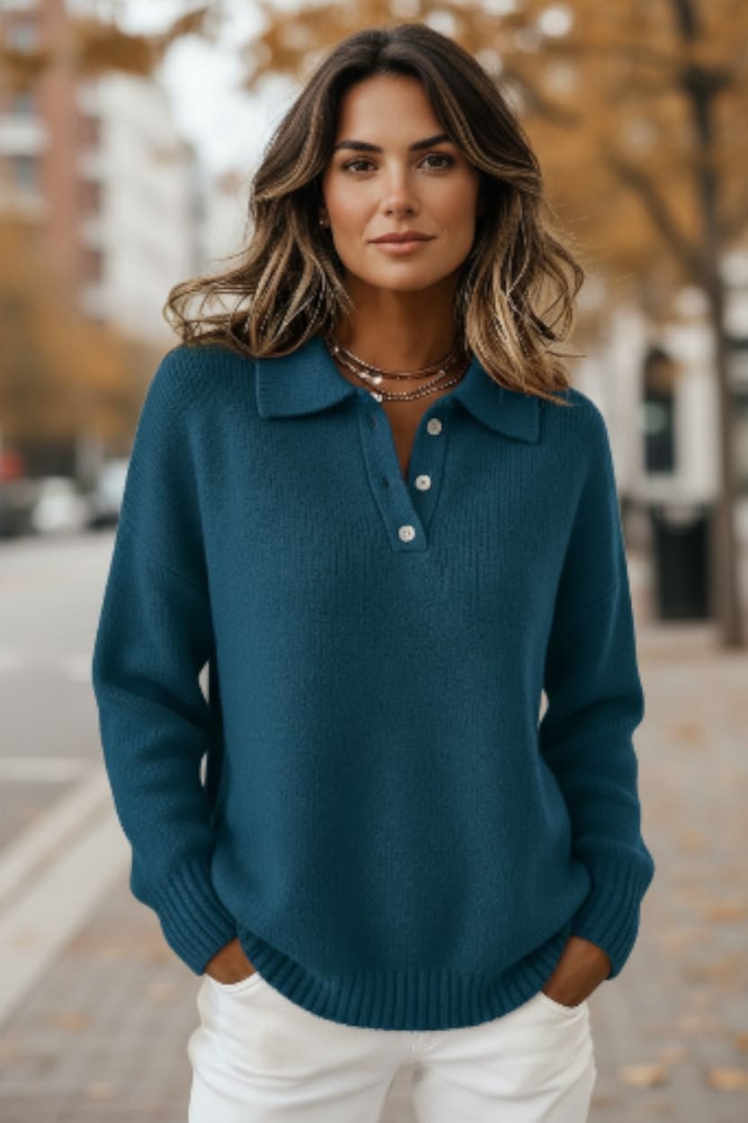 Natalie | Polo in tessuto morbido