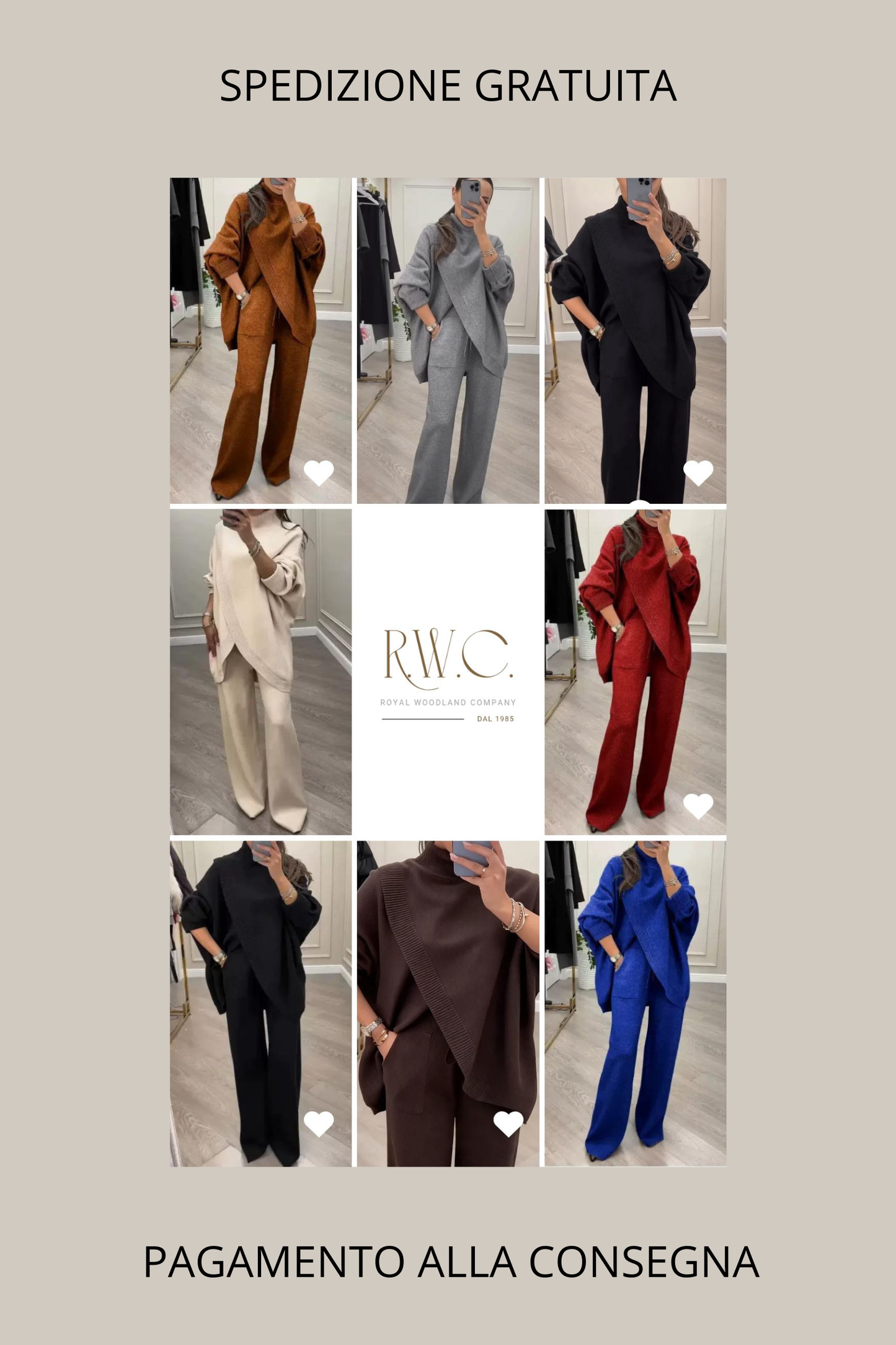 Kate - Set coordinato pantalone e maglia oversize