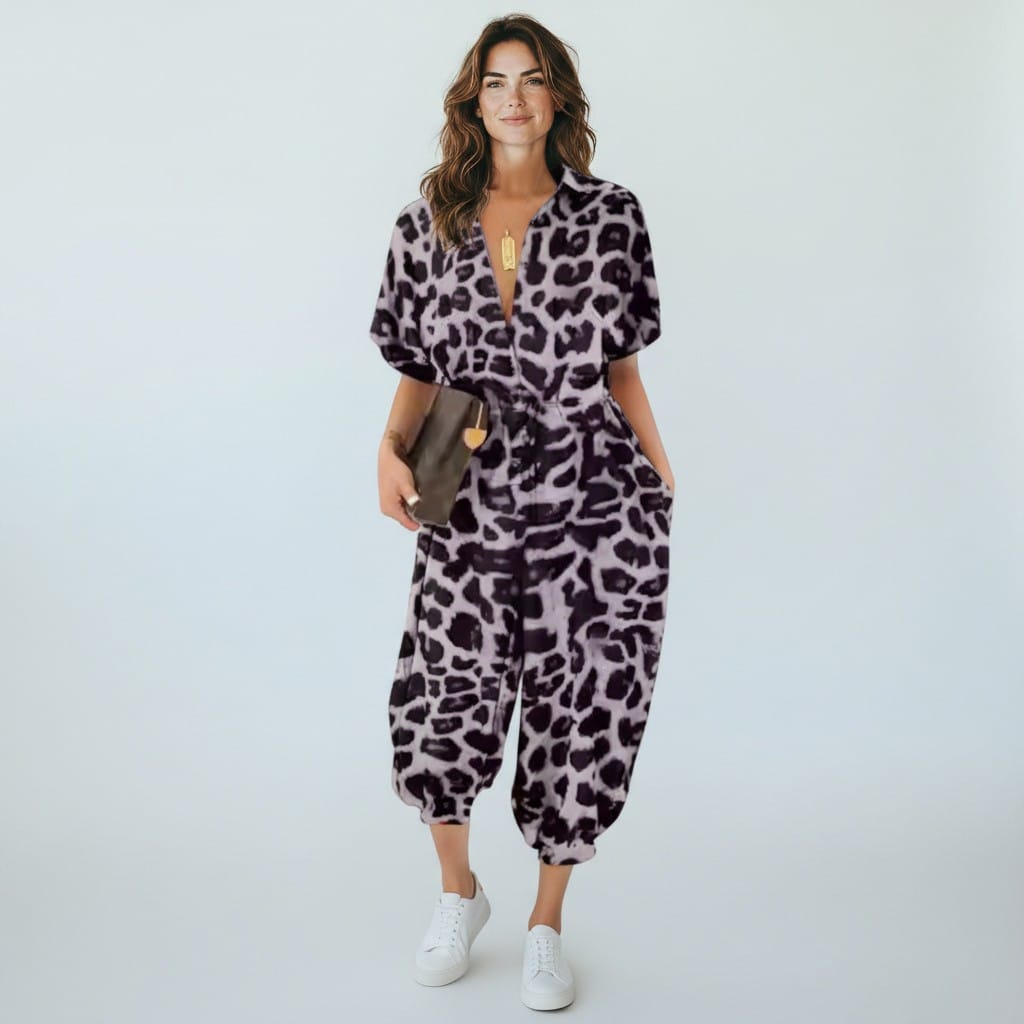 ✨ Tuta “Aura” – Eleganza Fluida con Coulisse in Vita