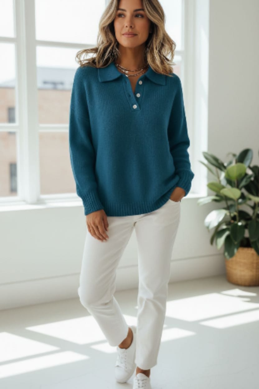 Natalie | Polo in tessuto morbido